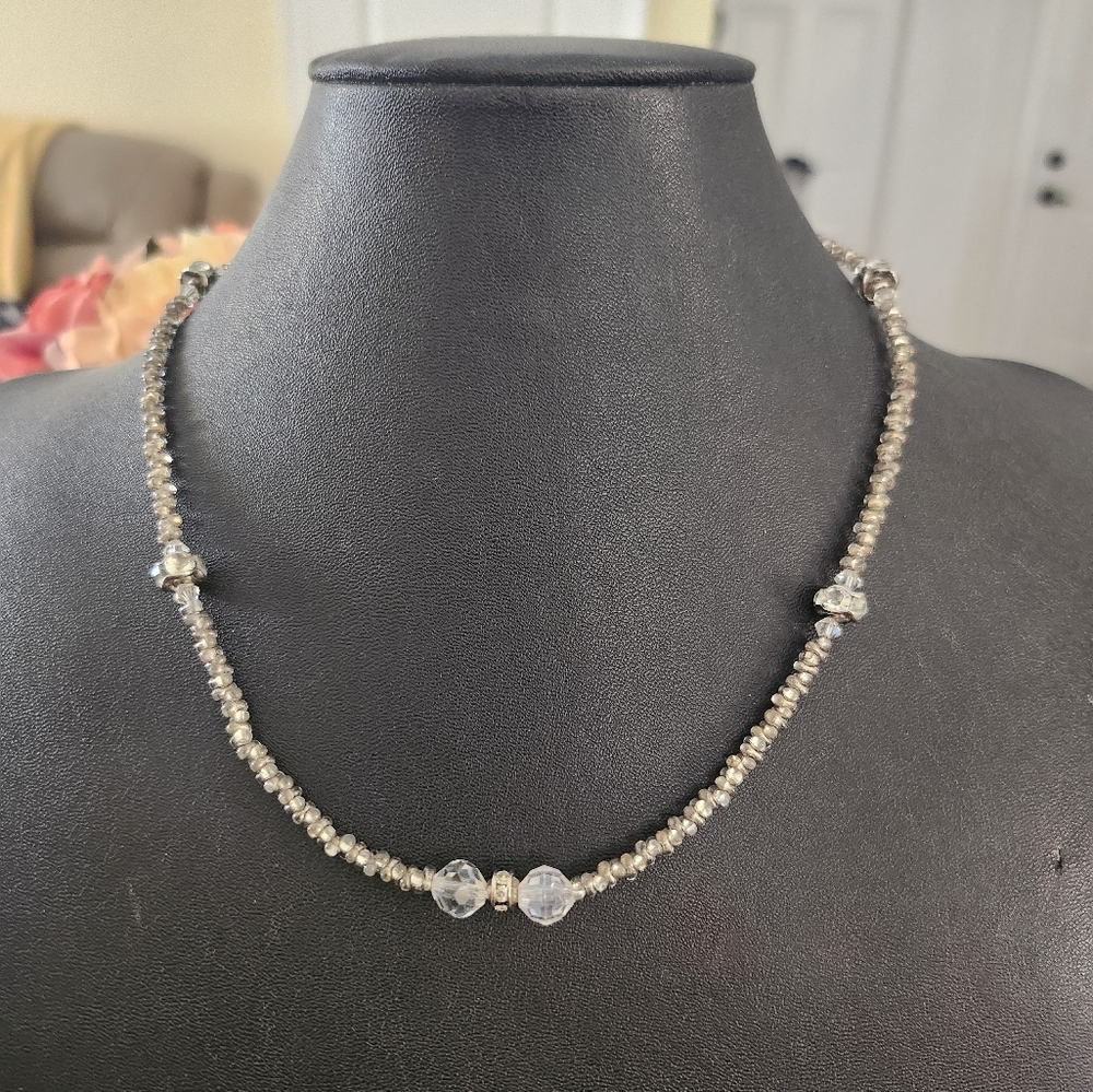925 Sterling Silver Bead Necklace